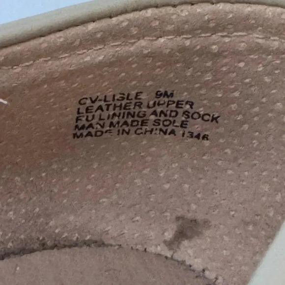 Chelsea & Violet Lisle Tan Leather Studded Loafers Shoes size 9 - Picture 10 of 10